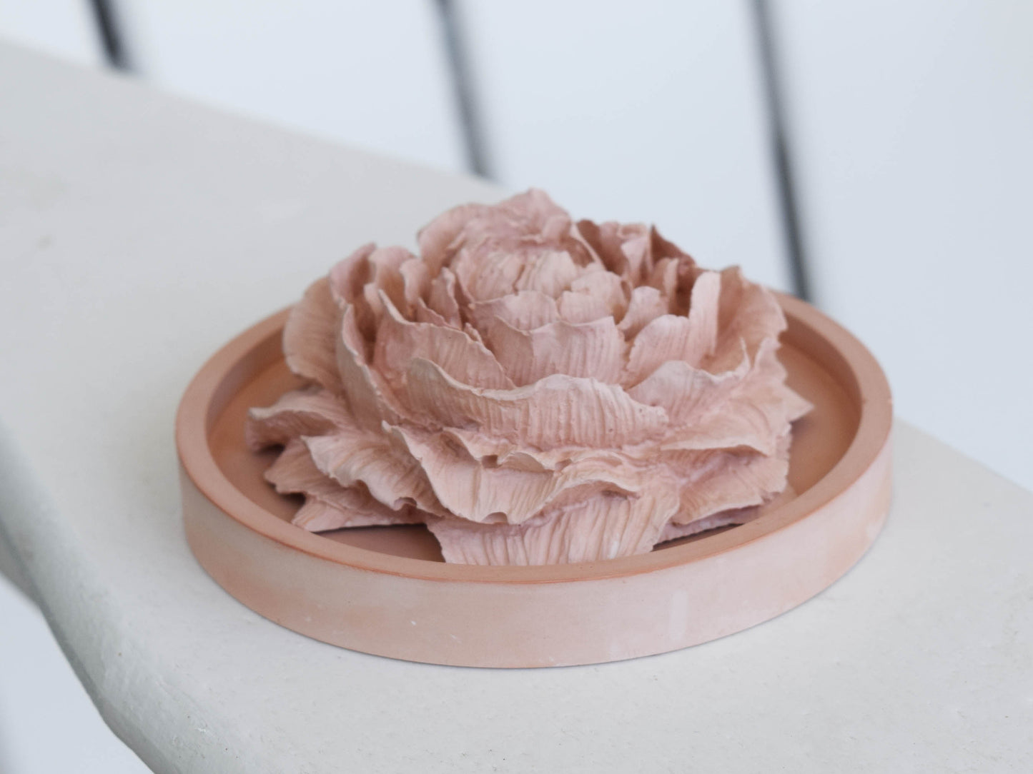 Holiday 3D Peony Plaster Fragrance Freshener Diffuser Exquisite Floral Aromatherapy Decor Gift, Home Decoration,Gift