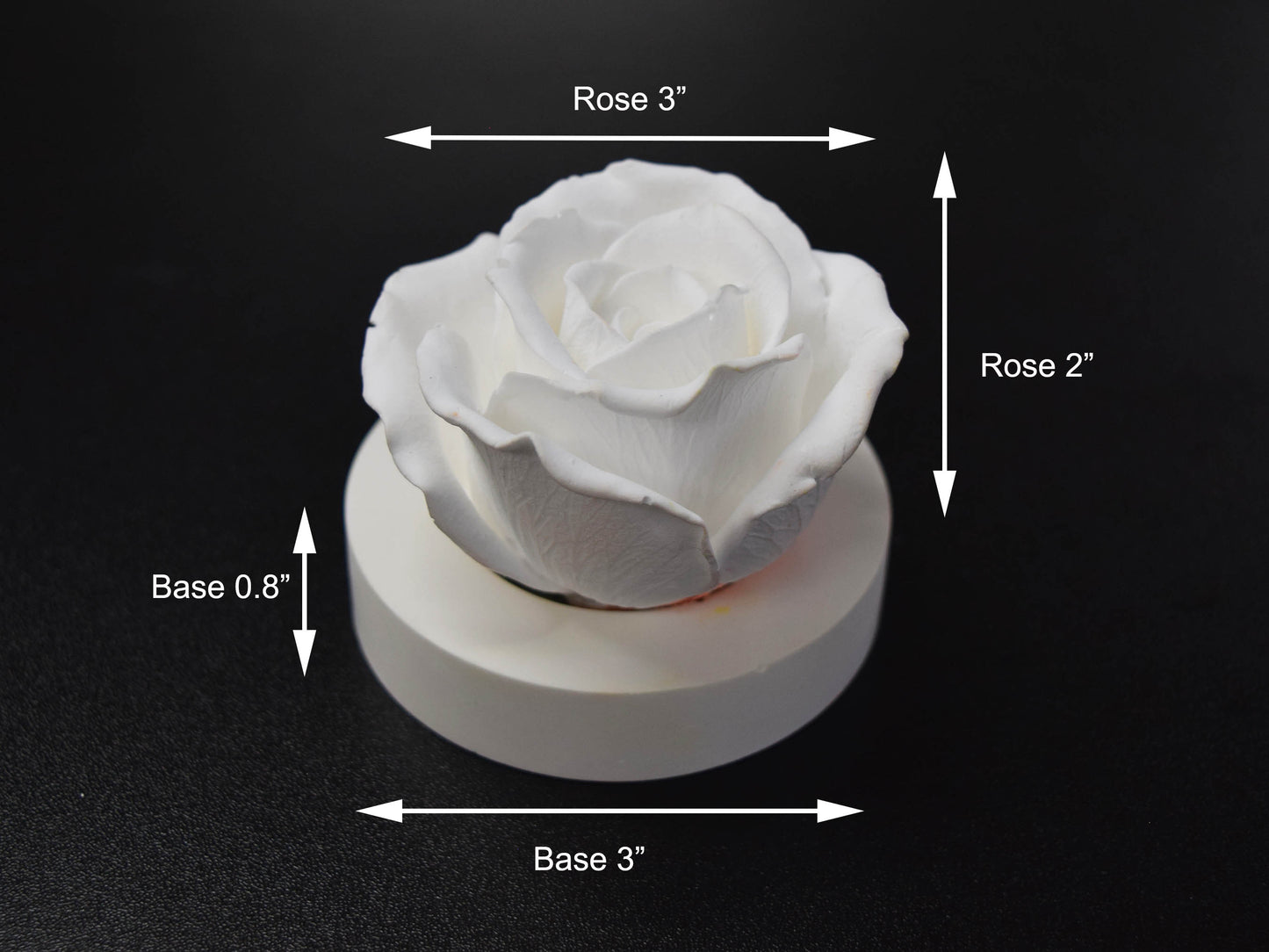 Holiday 3D Rose Plaster Fragrance Freshener Diffuser Exquisite Floral Aromatherapy Decoration Gift, Home Decoration, Car Freshener, Baby Shower